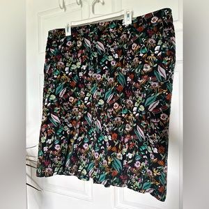 Cj banks patterned midi skirt plus size 22